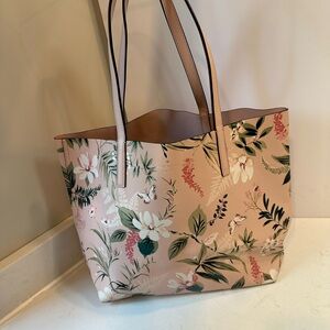 Kate Spade Floral Tote Bag - Pink and Green